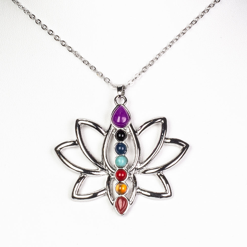 Sada šperků Lotus Harmony se sedmi čakrovými kameny