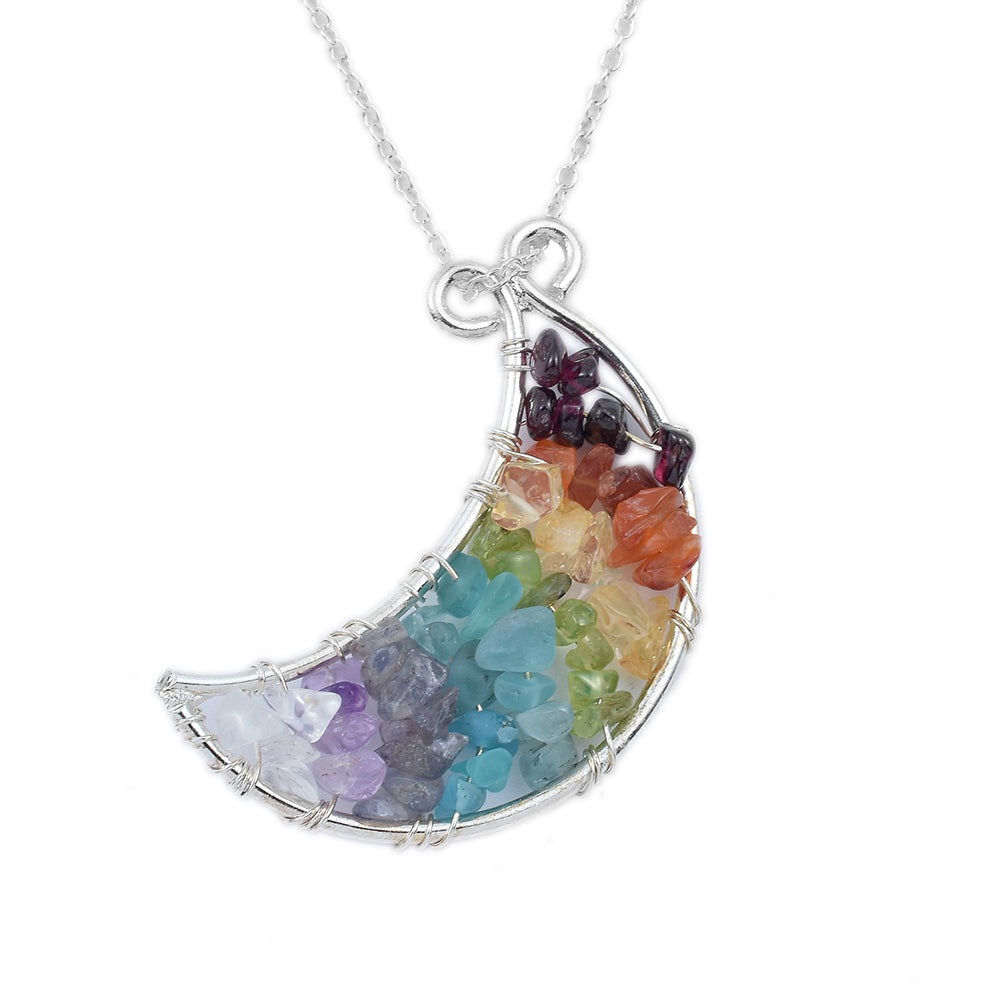 Přívěsek Měsíční čakra – Mystika Měsíce a síla krystalů v jednom šperku