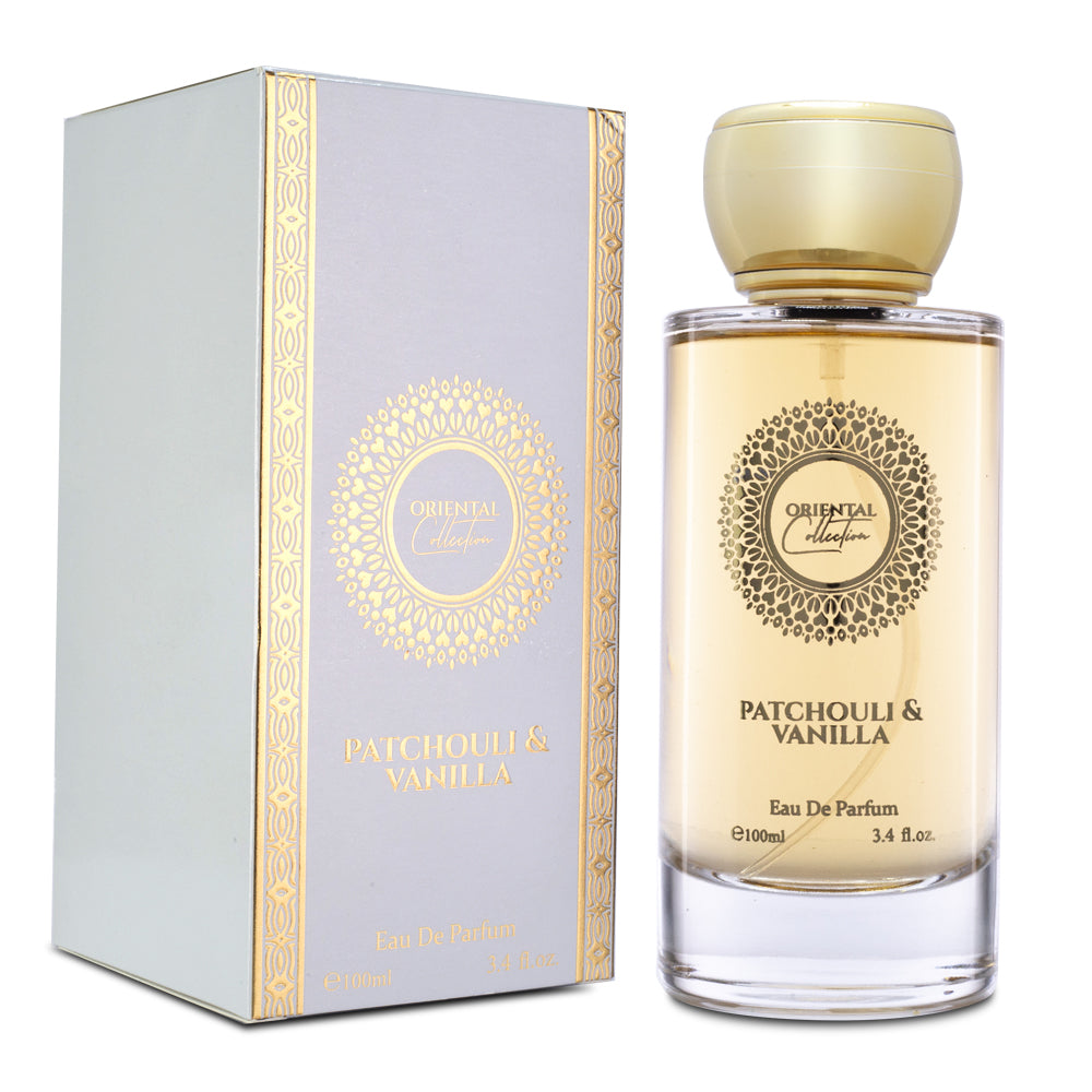 100 ml EDP PATCHOULI & VANILKA Dřevitá, elegantní, pudrová orientální dámská vůně