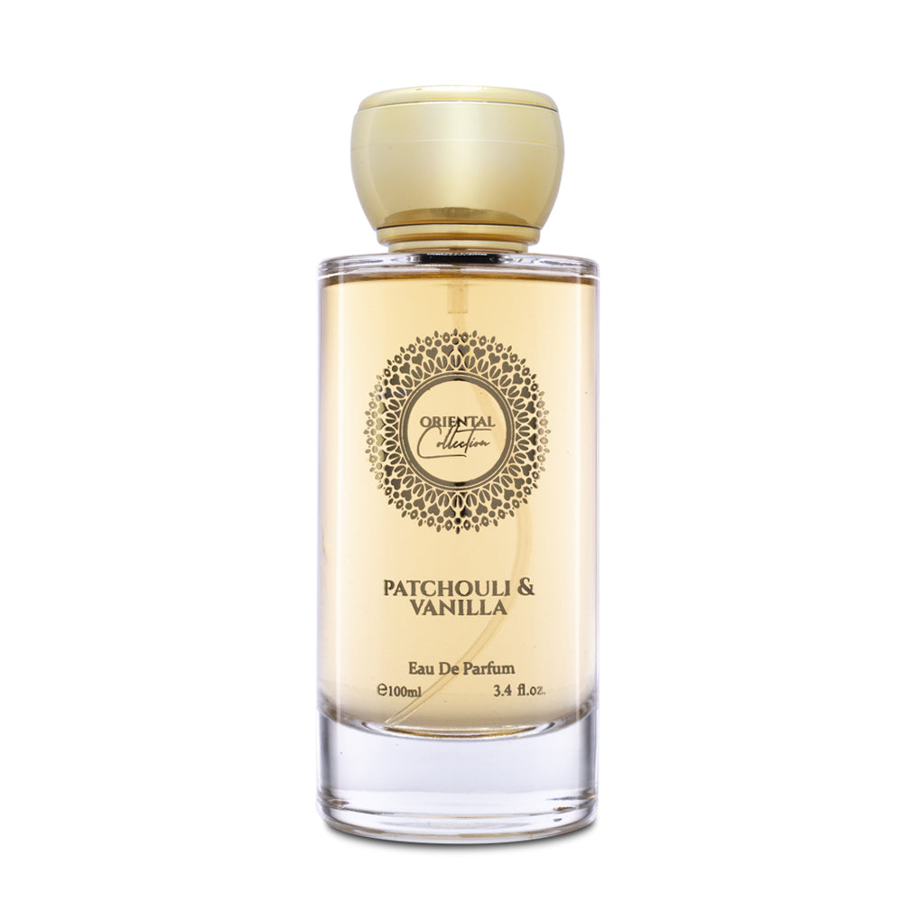 100 ml EDP PATCHOULI & VANILKA Dřevitá, elegantní, pudrová orientální dámská vůně
