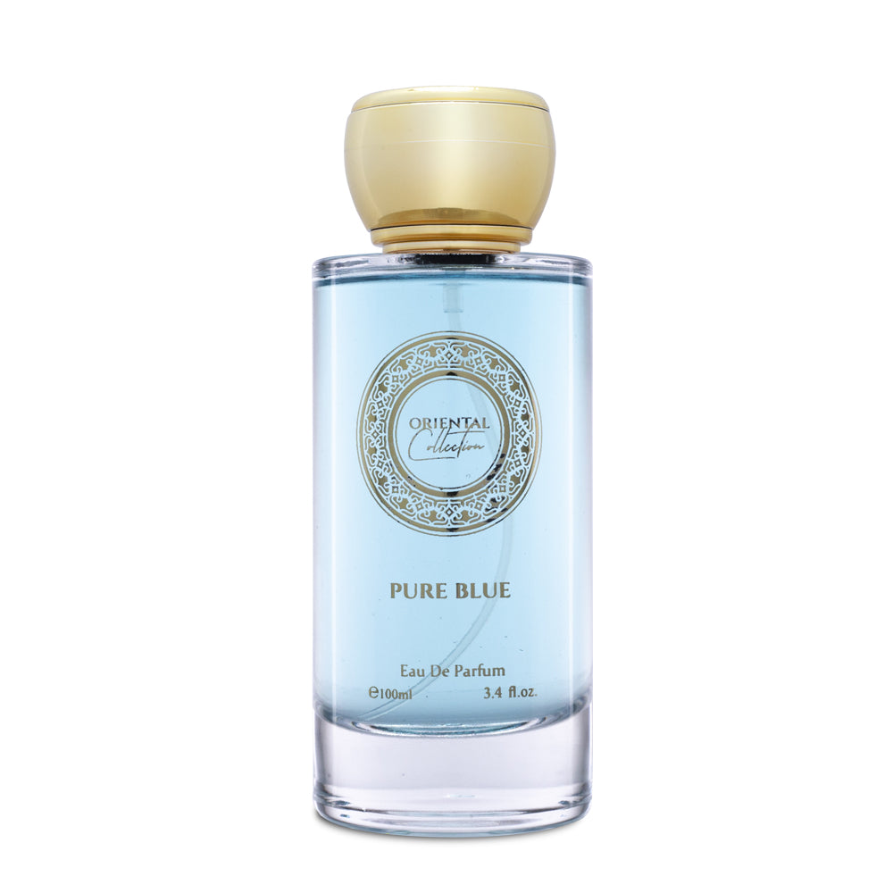 100 ml EDP PURE BLUE ovocná, citrusová, orientální, vzrušující unisex vůně