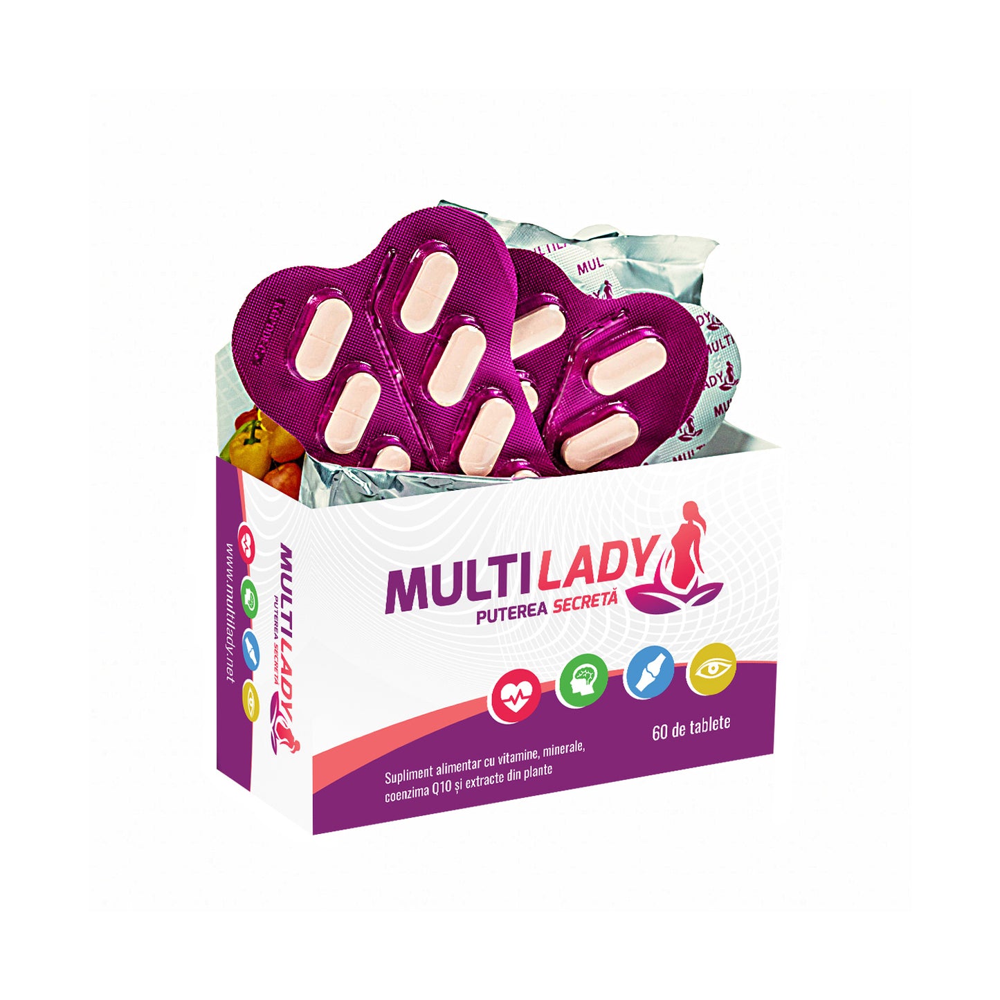MultiLady - Premiový Imunitu Posilující MultiVitamin pro Ženy