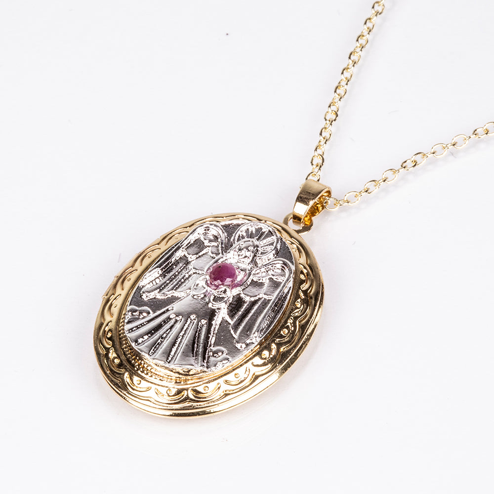 Náhrdelník s medailonkem andělského ochránce