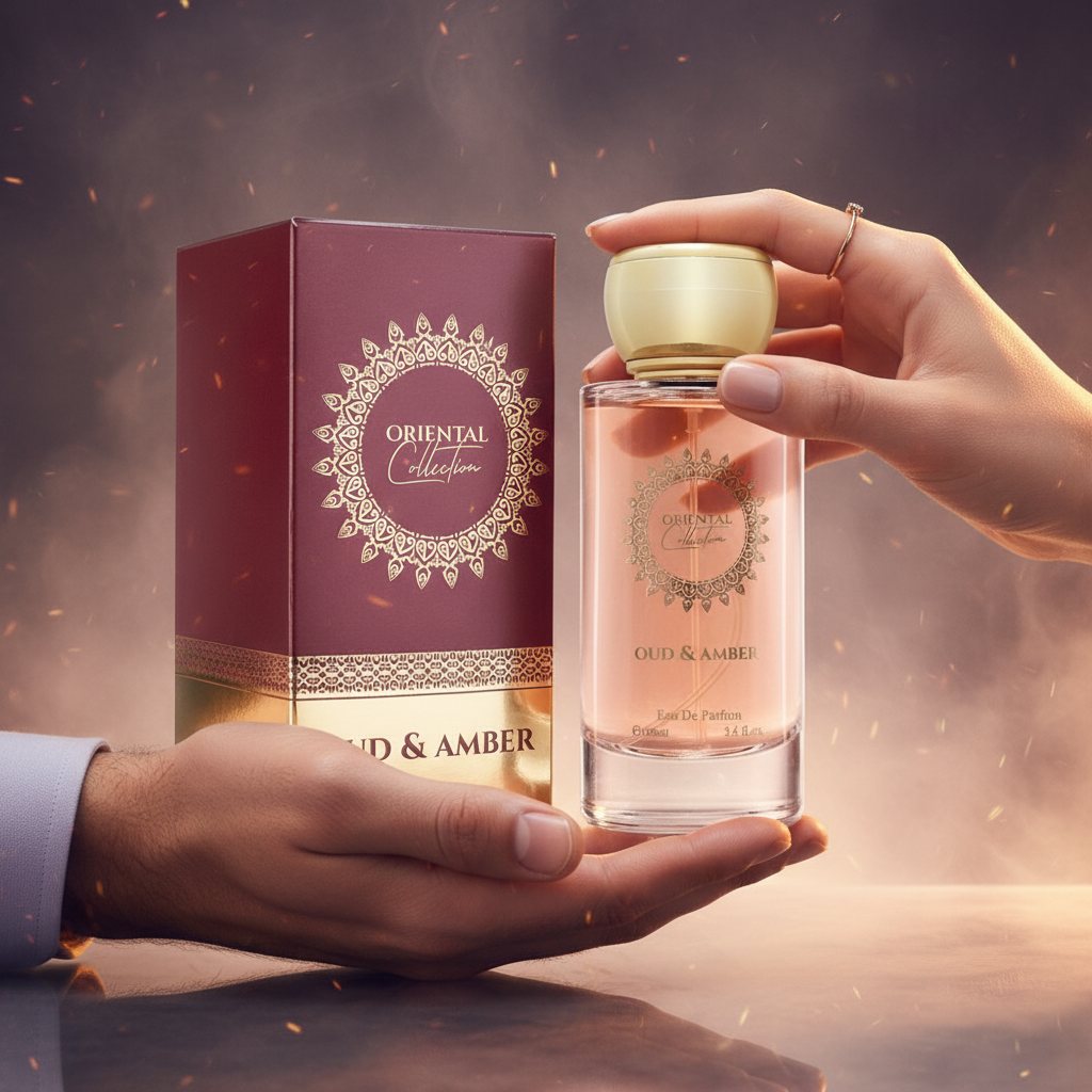 100 ml EDP OUD & AMBER Jedinečná, sladká, elegantní unisex vůně s agarovým dřevem