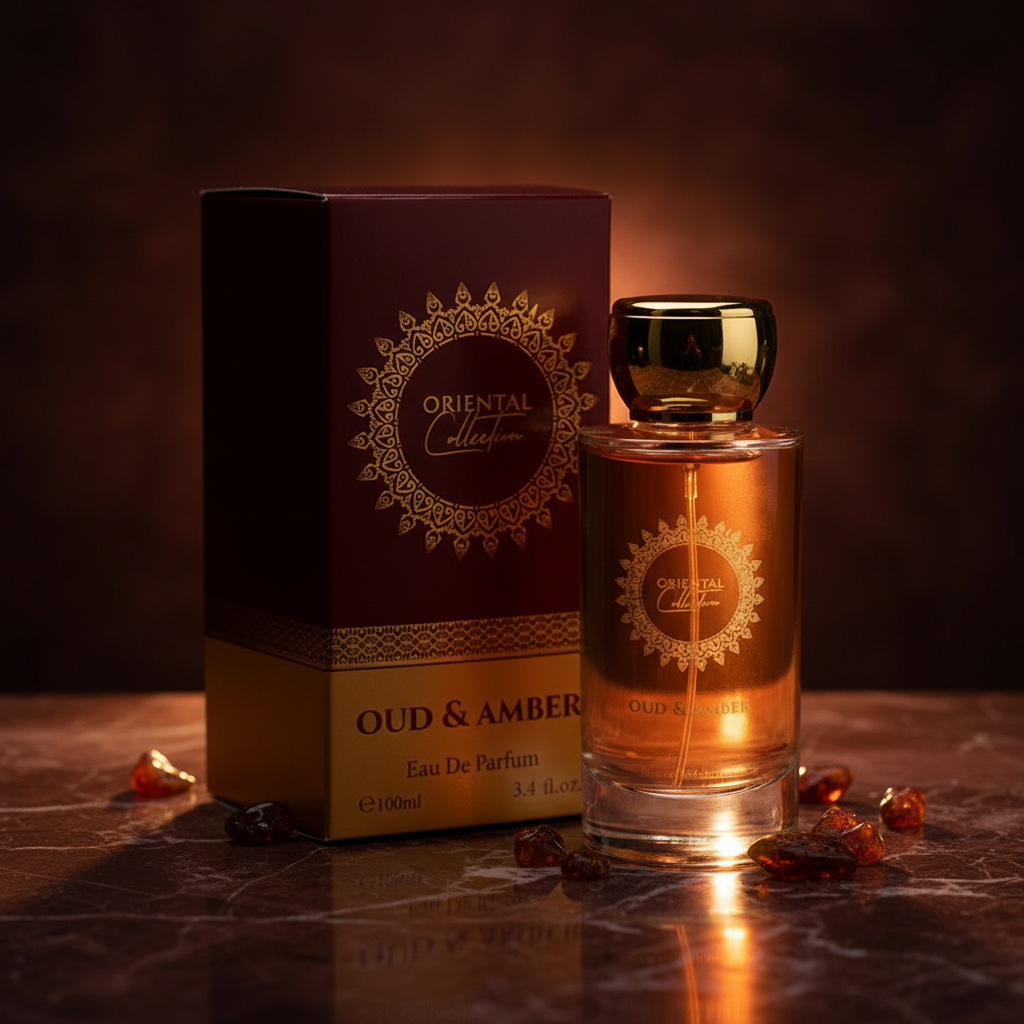 100 ml EDP OUD & AMBER Jedinečná, sladká, elegantní unisex vůně s agarovým dřevem