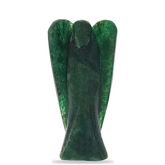Anděl hojnosti, zelený avanturínový talisman, 118 karátů