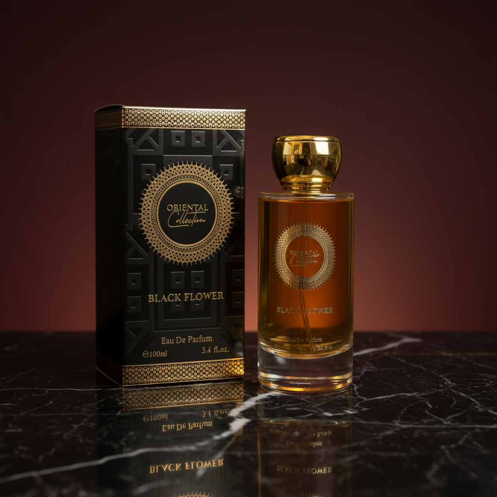 100 ml EDP BLACK FLOWER smyslná sladká vzrušující unisex vůně